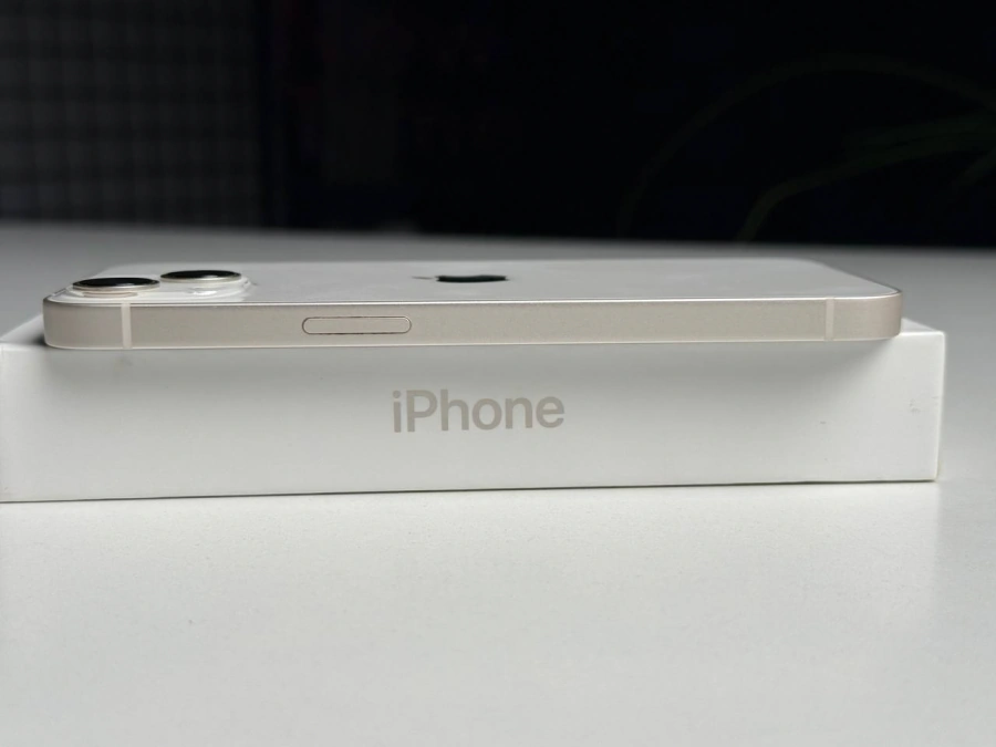 ВЖИВАНИЙ Б/У Apple iPhone 13 128GB Starlight (MLMM3, MLPG3) - Состояние: хороший | Аккумулятор: 87% | Комплектация: полный | Гарантія: 3 мес.