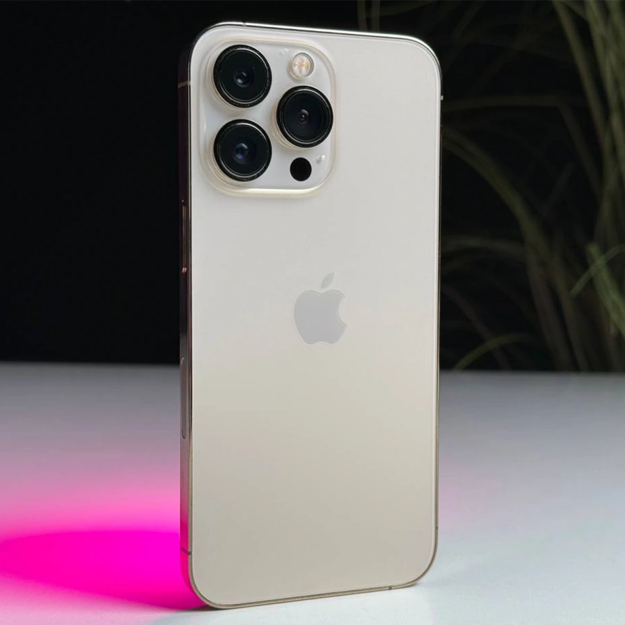 ВЖИВАНИЙ Б/У Apple iPhone 13 Pro 128GB Gold (MLTR3, MLVC3) - Состояние: хороший | Аккумулятор: 100% | Комплектация: iPhone, кабель | Гарантія: 3 мес.