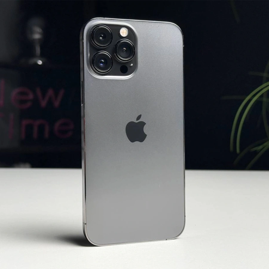 ВЖИВАНИЙ Б/У Apple iPhone 13 Pro Max 1TB Graphite (MLL23, MLLK3) - Состояние: хороший | Аккумулятор: 100% | Комплектация: iPhone, кабель | Гарантия: 3 мес.