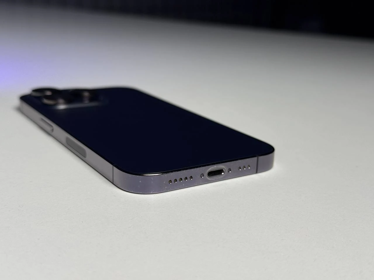 ВЖИВАНИЙ Б/У Apple iPhone 14 Pro 128GB Deep Purple (MQ0G3) - Состояние: хороший | Аккумулятор: 100% | Комплектация: полный, без коробки | Гарантія: 3 мес.