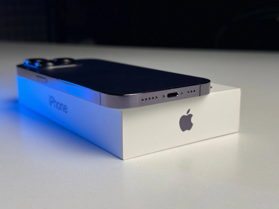 ВЖИВАНИЙ Б/У Apple iPhone 14 Pro 256GB Deep Purple (MQ1F3) - Стан: гарний | Акумулятор: 100% | Комплектація: повний | Гарантія: 3 міс.