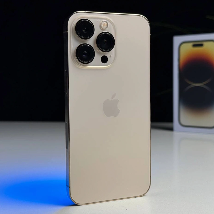 ВЖИВАНИЙ Б/У Apple iPhone 14 Pro 256GB Gold (MQ183) - Стан: гарний | Акумулятор: 100% | Комплектація: повний | Гарантія: 3 міс.