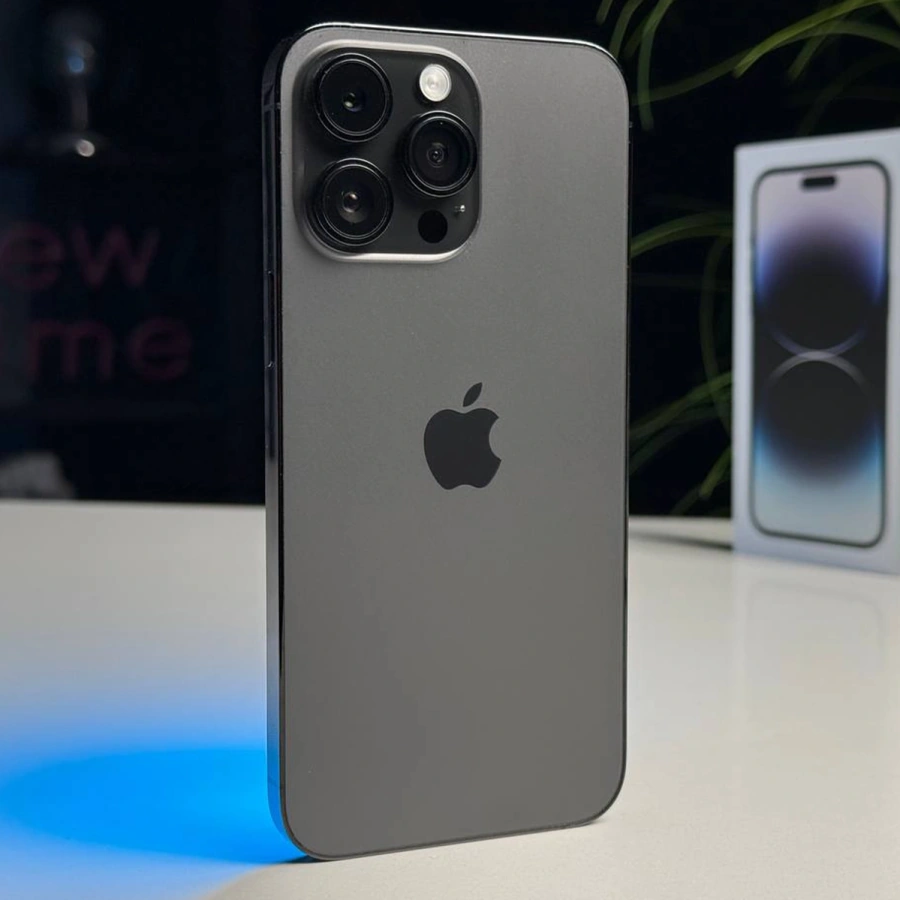 ВЖИВАНИЙ Б/У Apple iPhone 14 Pro Max 1TB Space Black (MQC23) - Состояние: хороший | Аккумулятор: 100% | Комплектация: полный | Гарантія: 3 мес.