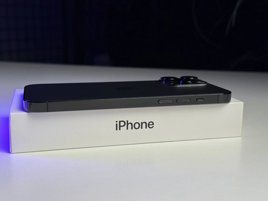 ВЖИВАНИЙ Б/У Apple iPhone 14 Pro Max 256GB Space Black eSim (MQ8T3) - Состояние: хороший | Аккумулятор: 100% | Комплектация: полный | Гарантія: 3 мес.