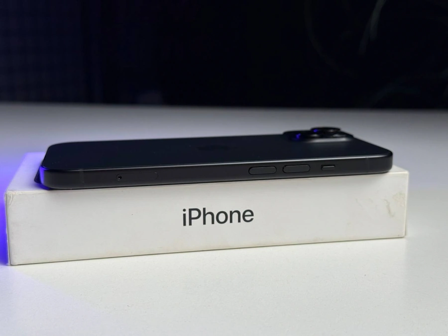 Б/У Apple iPhone 15 128GB Black (MTP03) - Состояние: хороший | Аккумулятор: 91% | Комплектация: полный | Гарантія: 3 мес.