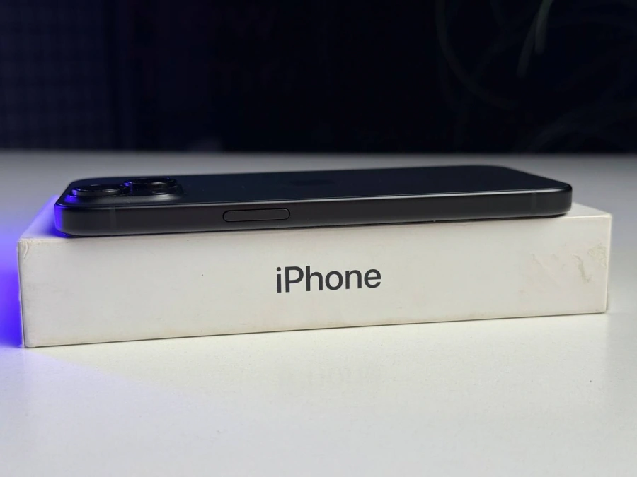 Б/У Apple iPhone 15 128GB Black (MTP03) - Состояние: хороший | Аккумулятор: 91% | Комплектация: полный | Гарантія: 3 мес.