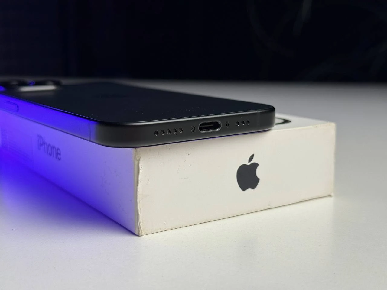 Б/У Apple iPhone 15 128GB Black (MTP03) - Состояние: хороший | Аккумулятор: 91% | Комплектация: полный | Гарантія: 3 мес.