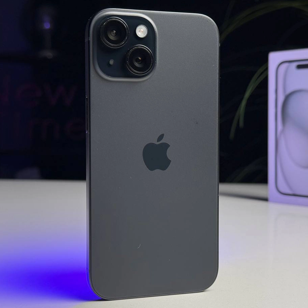 Б/У Apple iPhone 15 128GB Black (MTP03) - Состояние: хороший | Аккумулятор: 91% | Комплектация: полный | Гарантія: 3 мес.