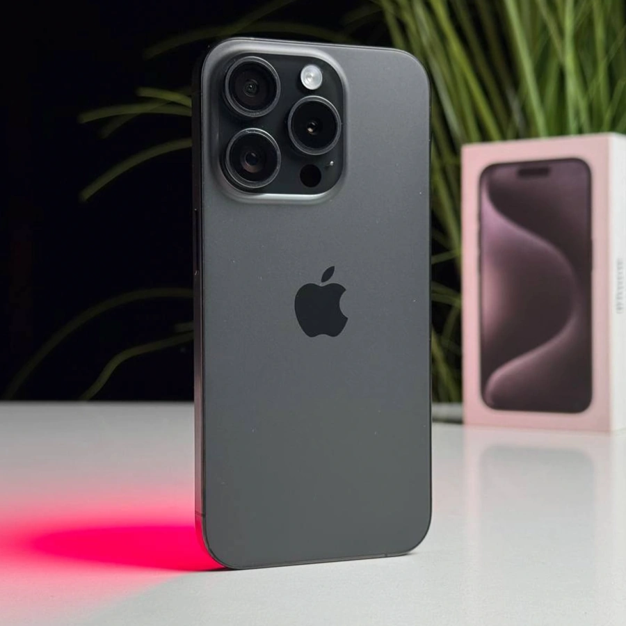 ВЖИВАНИЙ Б/У Apple iPhone 15 Pro 512GB Black Titanium (MTV73) - Стан: ідеальний | Акумулятор: 89% | Комплектація: повний | Гарантія: 3 міс.
