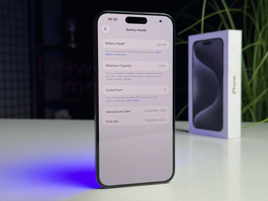 ВЖИВАНИЙ Б/У Apple iPhone 15 Pro Max 256GB Black Titanium (MU773) - Состояние: хороший | Аккумулятор: 100% | Комплектация: полный | Гарантія: 3 мес.