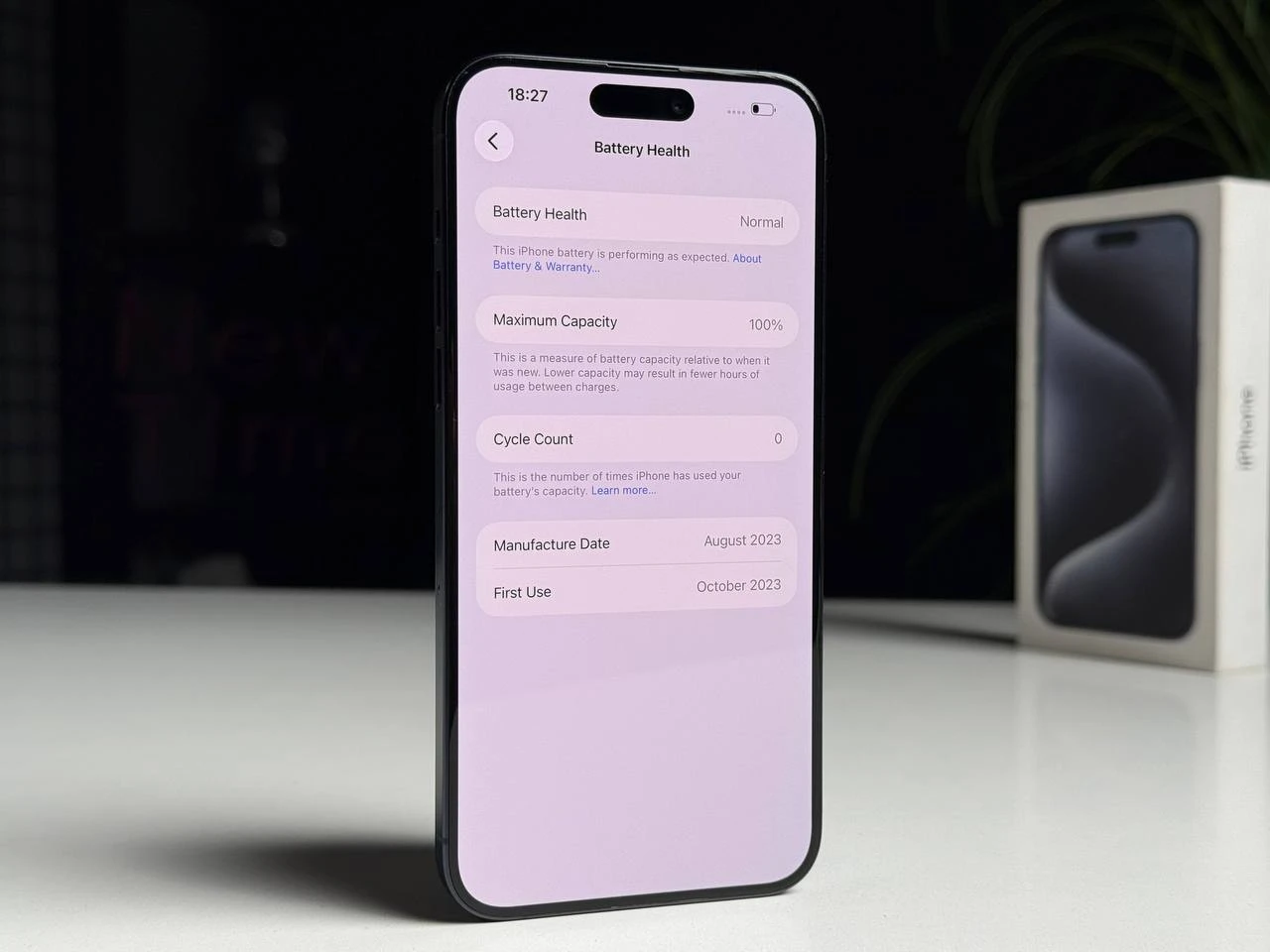 ВЖИВАНИЙ Б/У Apple iPhone 15 Pro Max 256GB Blue Titanium (MU7A3) - Состояние: хороший | Аккумулятор: 100% | Комплектация: полный | Гарантія: 3 мес.