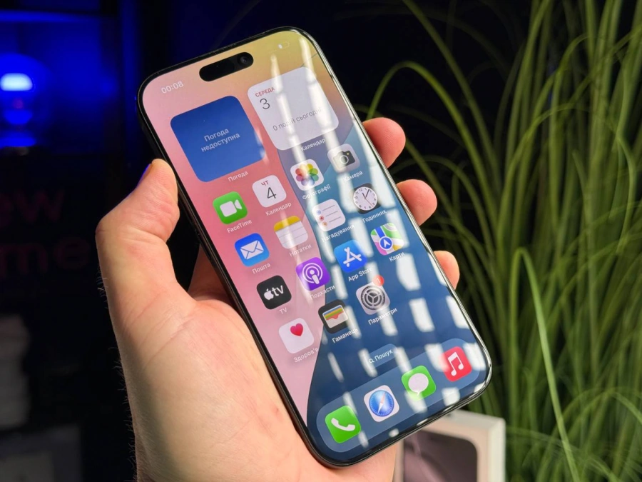 ВЖИВАНИЙ Б/У Apple iPhone 16 Pro 128GB Black Titanium (MYND3) - Стан: гарний | Акумулятор: 97% | Комплектація: повний | Гарантія: 3 міс.