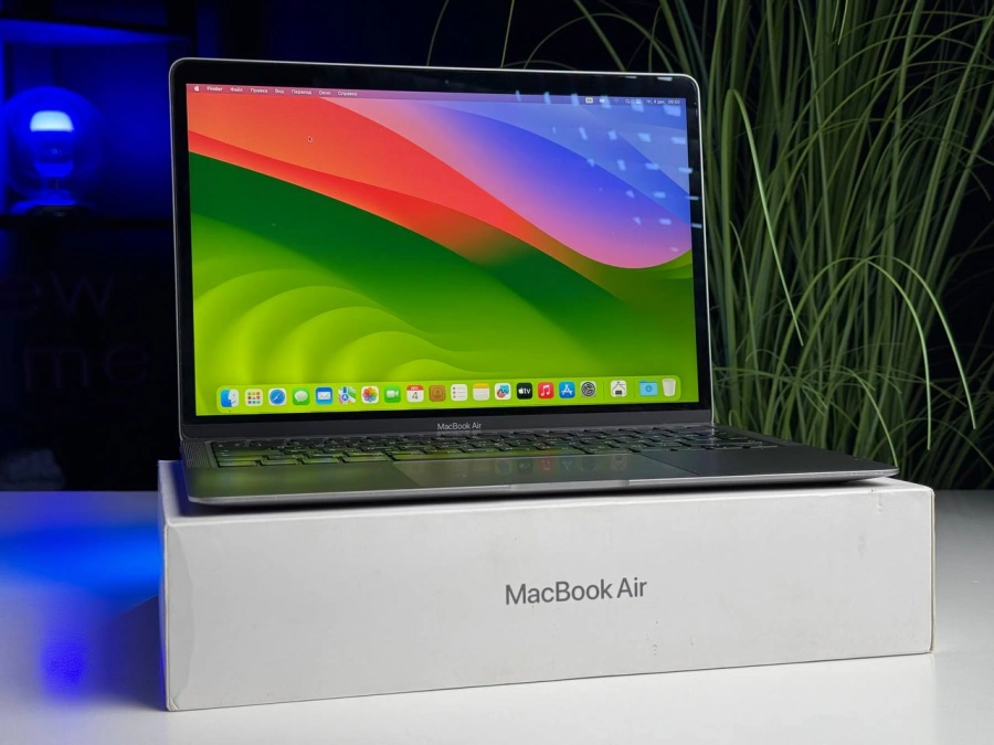 ВЖИВАНИЙ Б/У MacBook Air 13" M1/8CPU/7GPU/8GB/256GB Space Gray 2020 (MGN63) - US English - Состояние: хороший | Аккумулятор: 82% | Комплектация: полный | Гарантія: 3 мес.