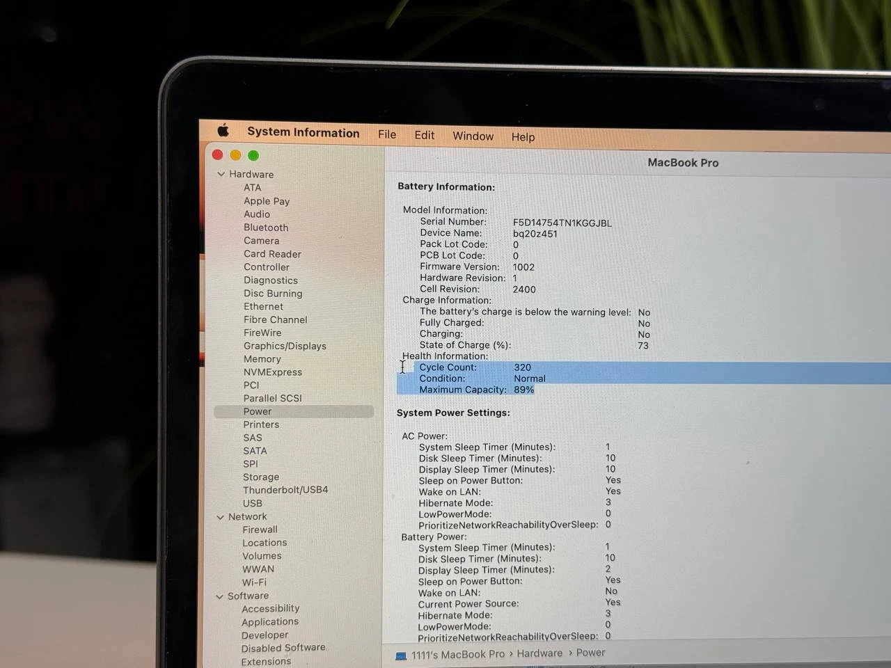 ВЖИВАНИЙ Б/У MacBook Pro 13" Space Gray (MYD82) 2020 - Состояние: удовлетворительный | Аккумулятор: 89% | Комплектация: полный | Гарантія: 3 мес.