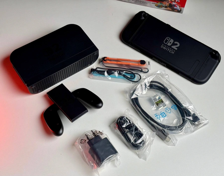 OPEN BOX Портативна ігрова приставка Nintendo Switch 2 (0045496321529) - Стан: ідеальний | Акумулятор: 100% | Комплектація: повний, без гри | Гарантія: 3 міс.