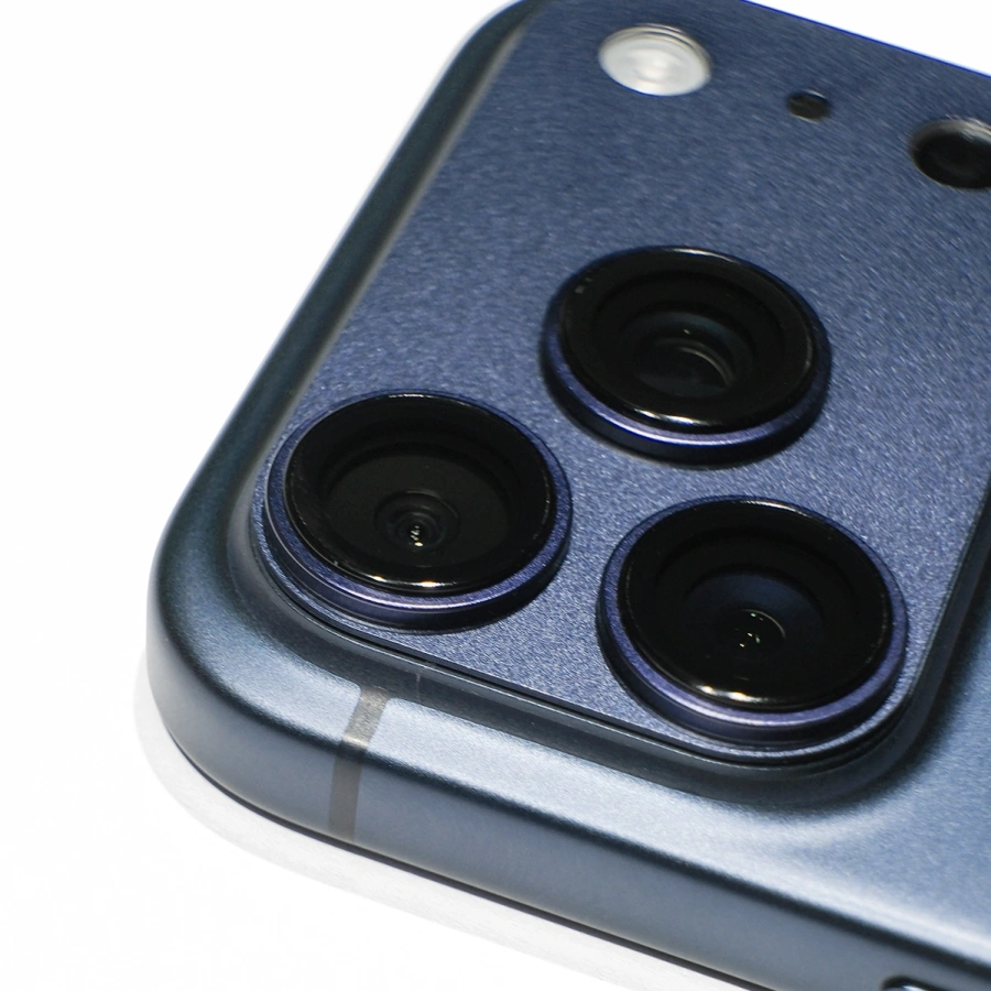 Защитный модуль для блока камер ANANK All-in-One Camera Guard [стекло + алюминиевая рамка] для iPhone 17 Pro Max - Deep Blue (6975593908030)