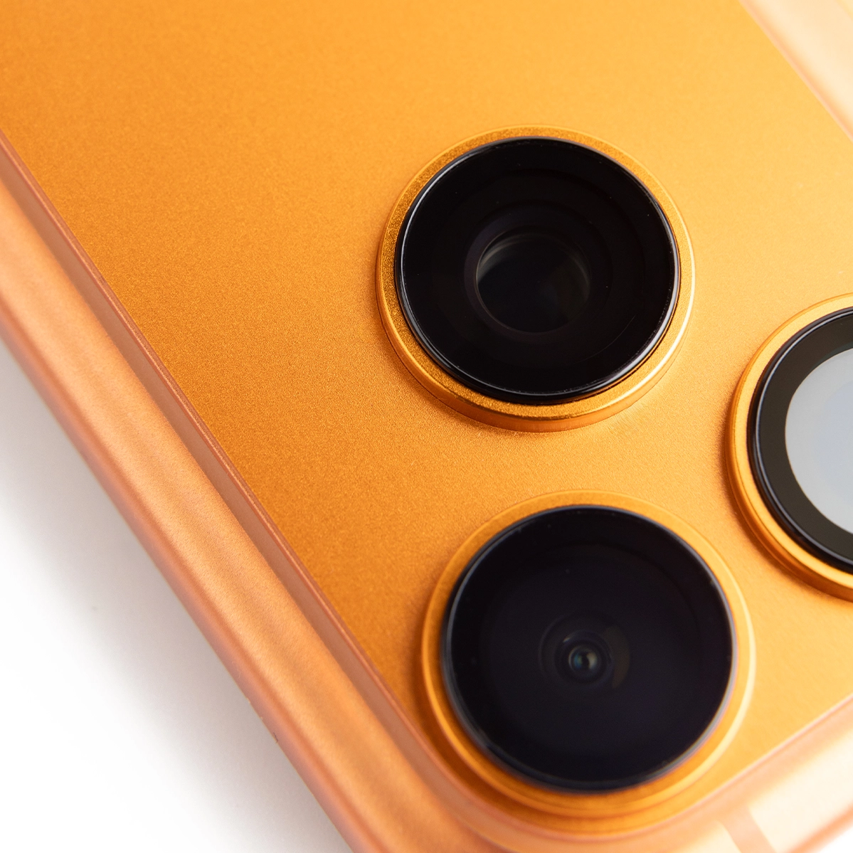 Защитный модуль для блока камер ANANK All-in-One Camera Guard [стекло + алюминиевая рамка] for iPhone 17 Pro - Cosmic Orange (6975593907996)