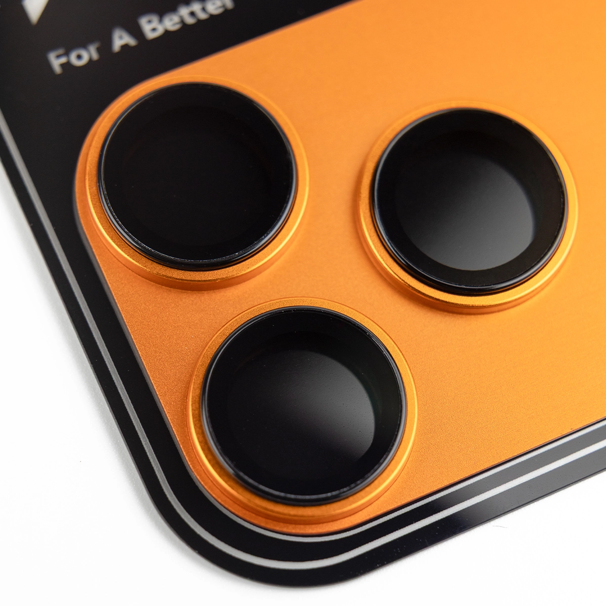 Защитный модуль для блока камер ANANK All-in-One Camera Guard [стекло + алюминиевая рамка] для iPhone 17 Pro Max - Cosmic Orange (6975593908023)