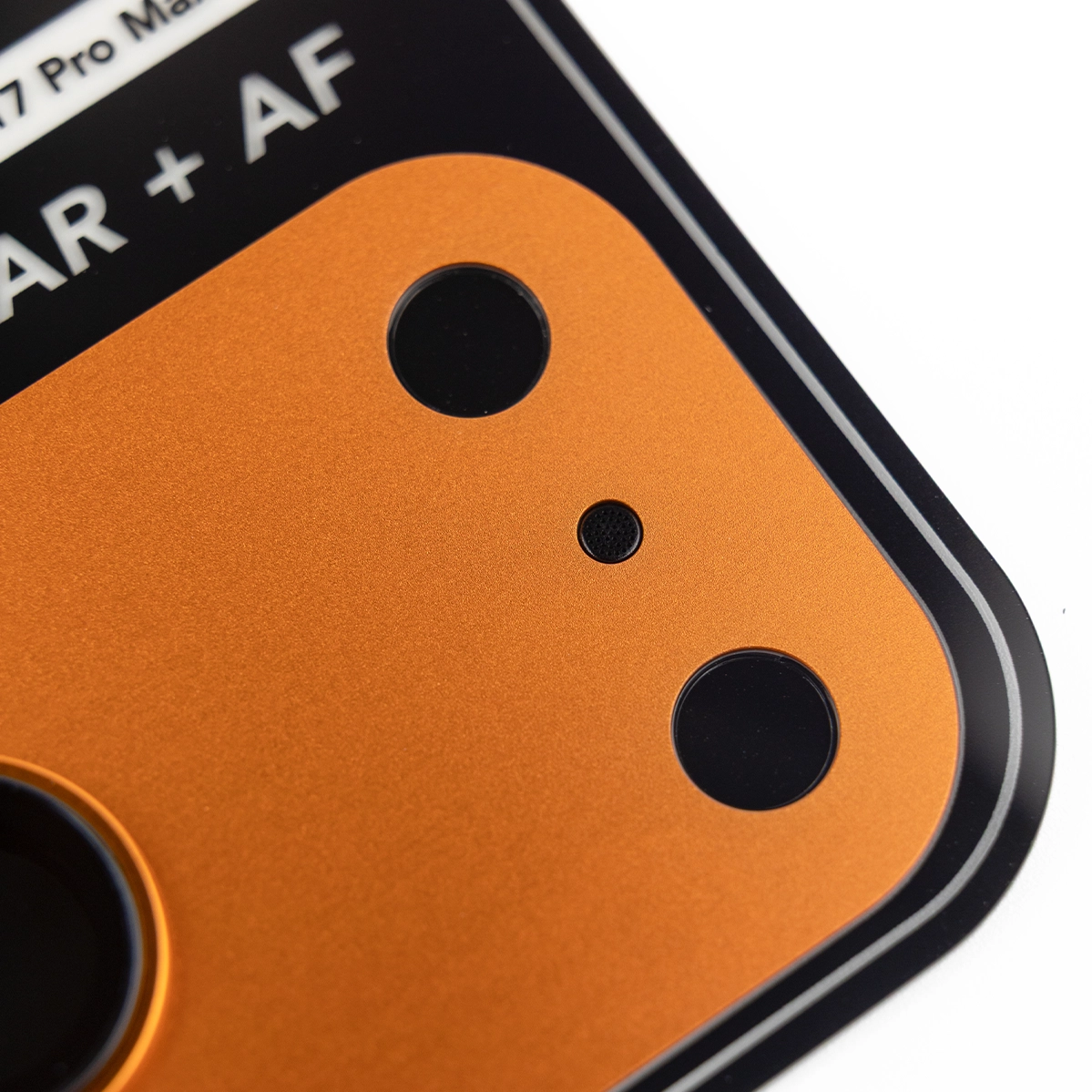 Защитный модуль для блока камер ANANK All-in-One Camera Guard [стекло + алюминиевая рамка] для iPhone 17 Pro Max - Cosmic Orange (6975593908023)