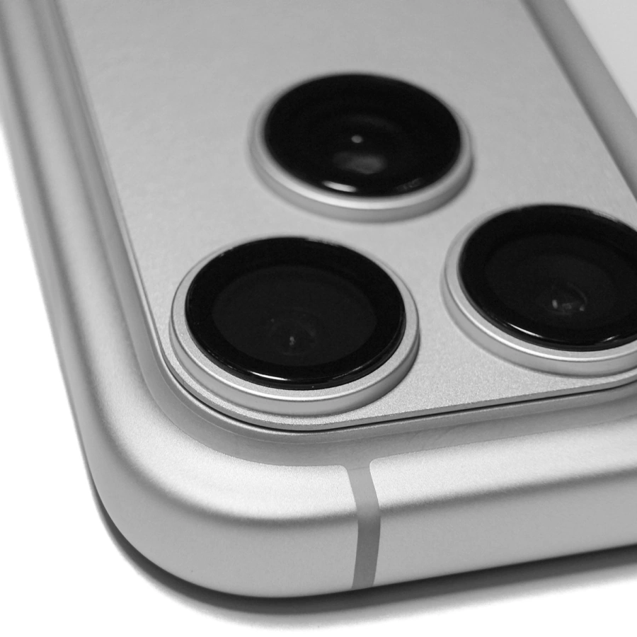 Защитный модуль для блока камер ANANK All-in-One Camera Guard [стекло + алюминиевая рамка] для iPhone 17 Pro Max - Silver (6975593908047)