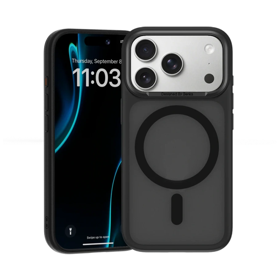 Чехол Benks Magnetic Mist Series для iPhone 17 Pro - Black (12841)