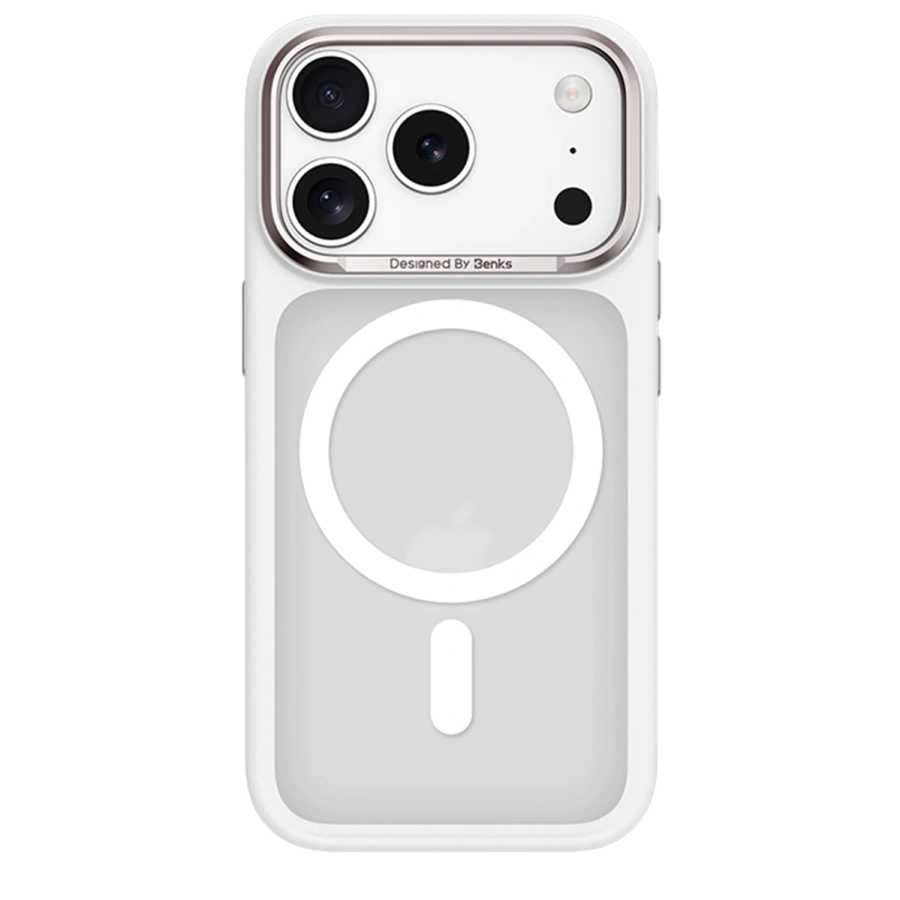 Чехол Benks Magnetic Mist Series для iPhone 17 Pro Max - White (12846)
