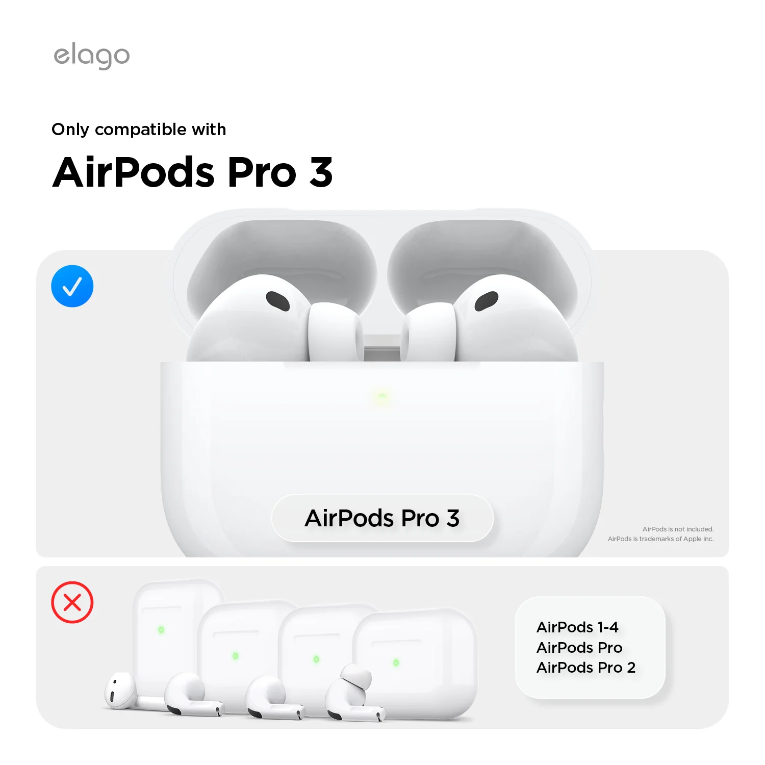 Чехол Elago Clear Hang Case for Airpods Pro 3rd Gen - Lovely Pink (EAPP3CL-HANG-LPK)