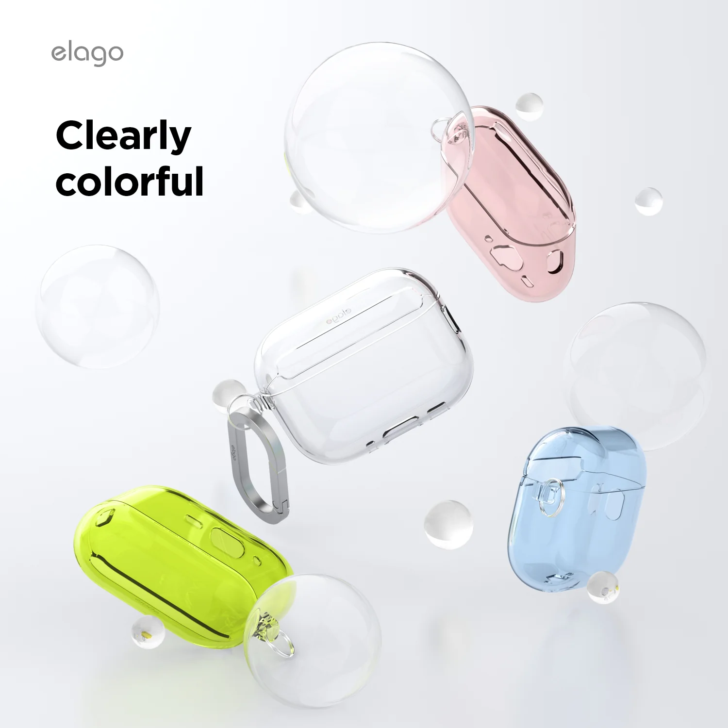 Чехол Elago Clear Hang Case for Airpods Pro 3rd Gen - Lovely Pink (EAPP3CL-HANG-LPK)