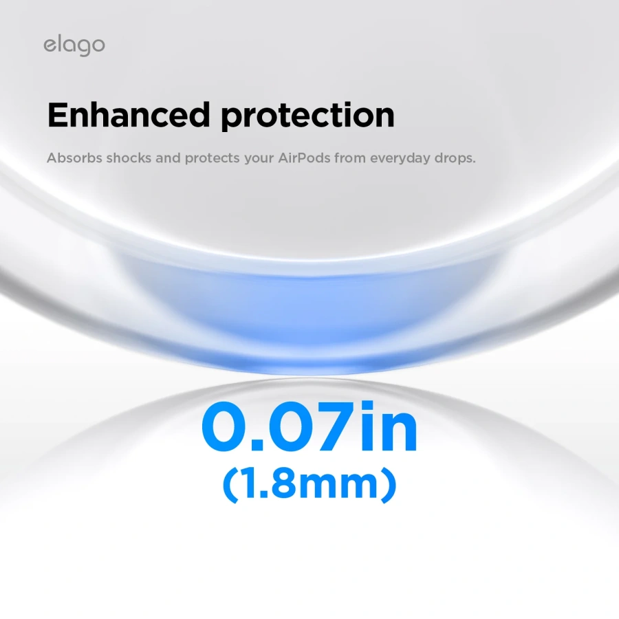 Чехол Elago Clear Hang Case for Airpods Pro 3rd Gen - Clear (EAPP3CL-HANG-TR)