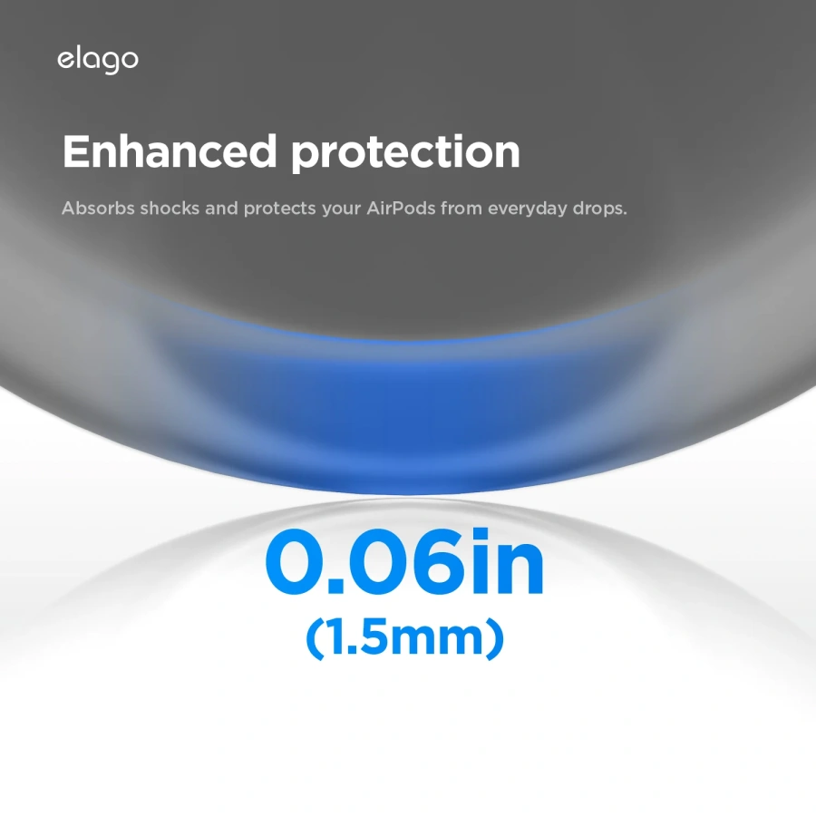 Чехол Elago Liquid Hybrid Hang Case for Airpods Pro 3rd Gen - Black (EAPP3RH-HANG-BK)