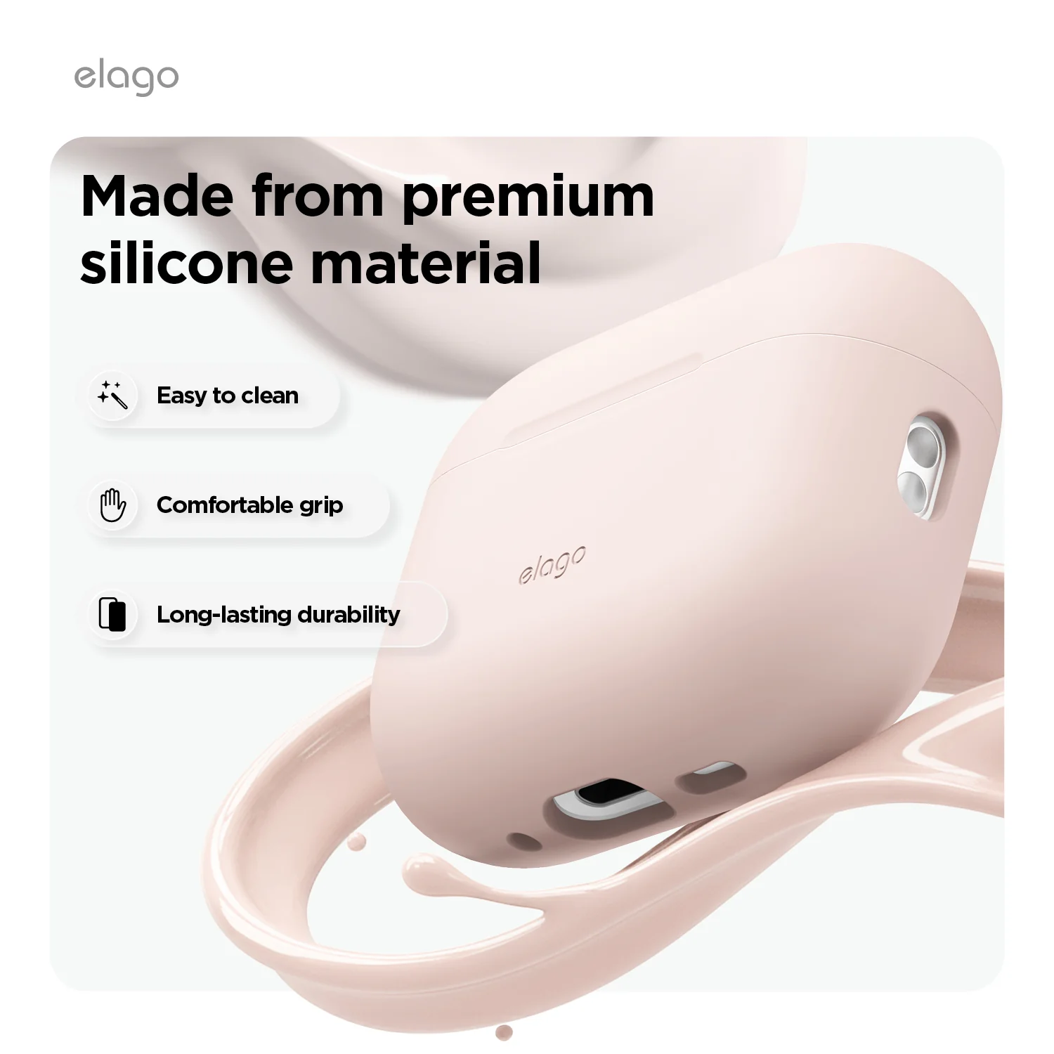 Чехол Elago Silicone Hang Case for Airpods Pro 3rd Gen - Jean Indigo (EAPP3SC-HANG-JIN)