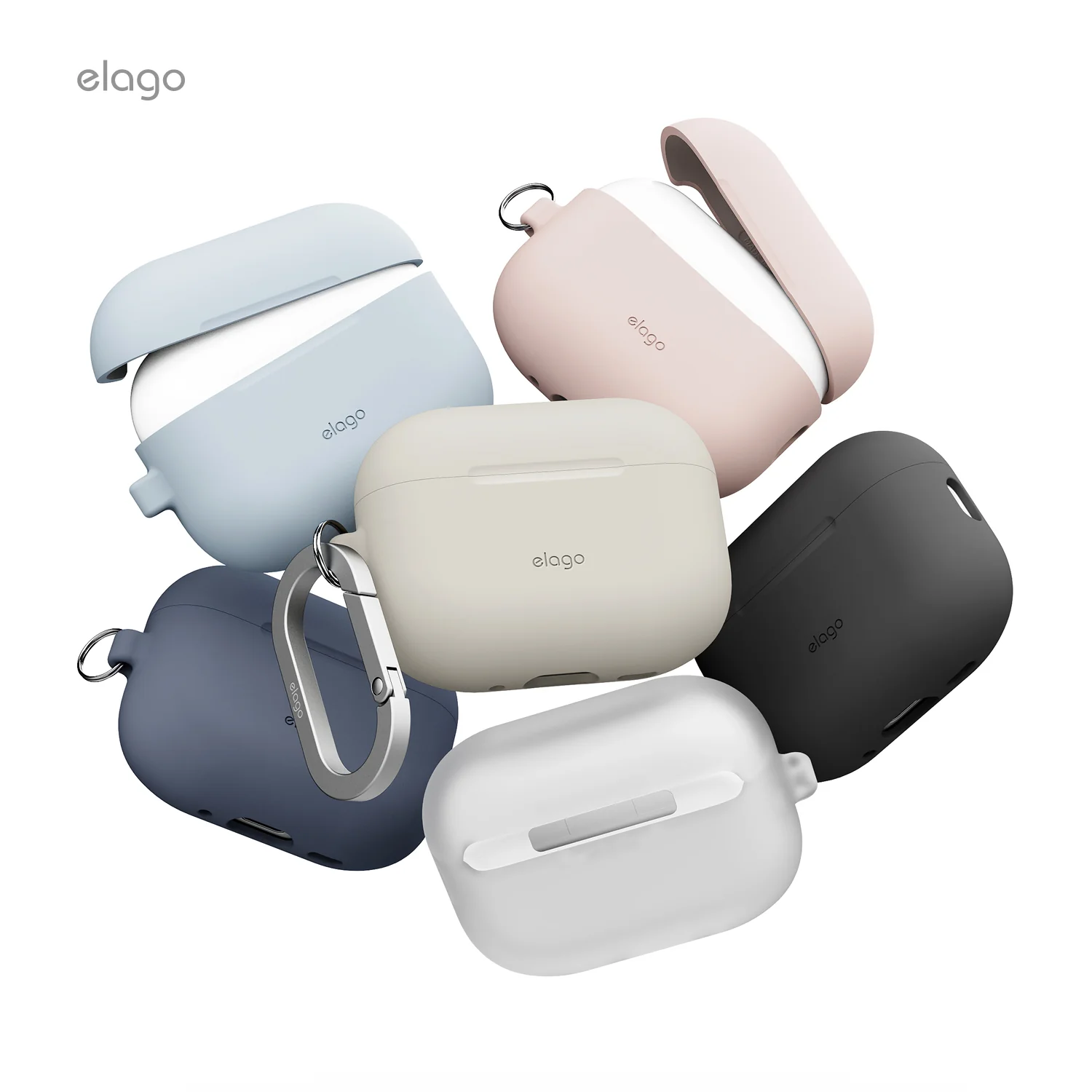 Чехол Elago Silicone Hang Case for Airpods Pro 3rd Gen - Jean Indigo (EAPP3SC-HANG-JIN)