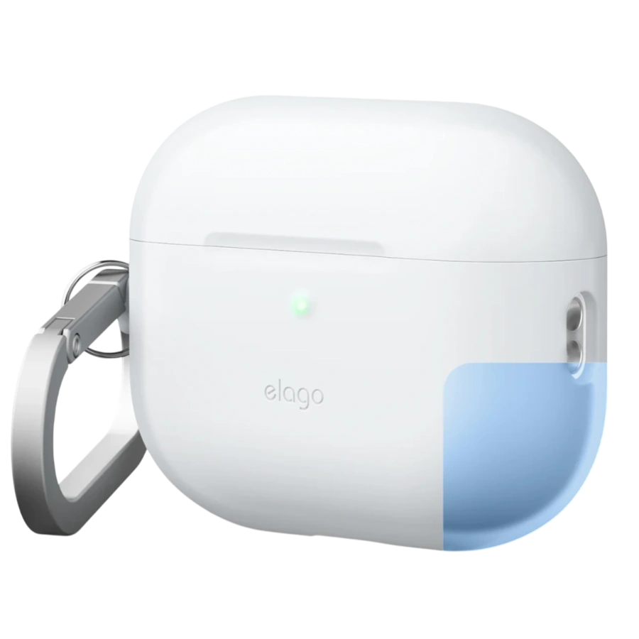 Чехол Elago Silicone Hang Case for Airpods Pro 3rd Gen - Nightglow Blue (EAPP3SC-HANG-LUBL)