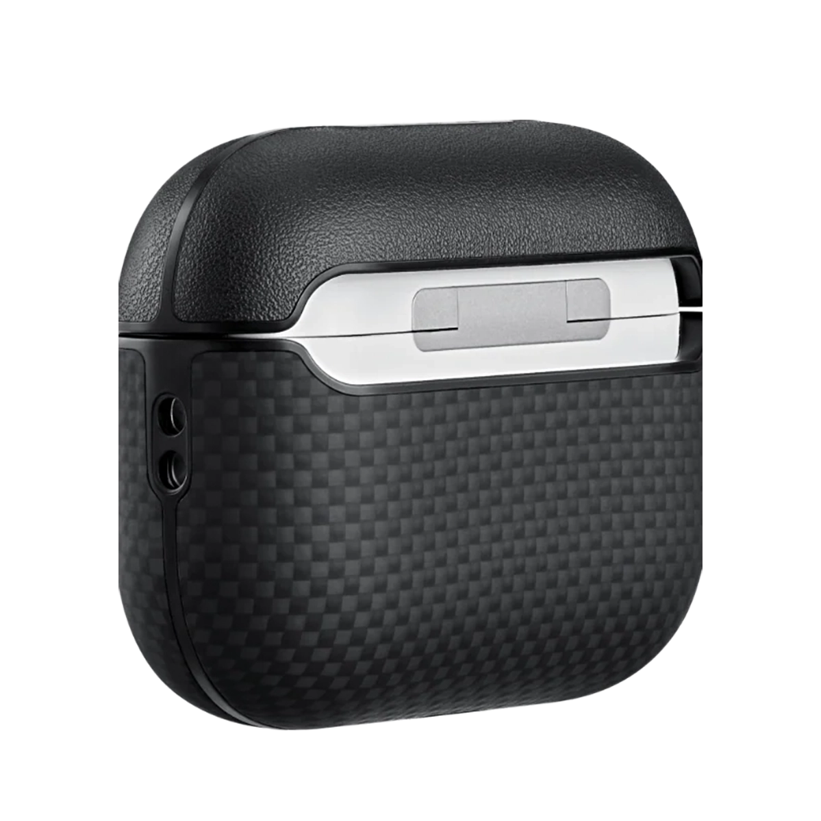 Чехол Pitaka Aramid Fiber Case for AirPods Pro 3 - 1500D Black/Grey [Plain] (APM2501)