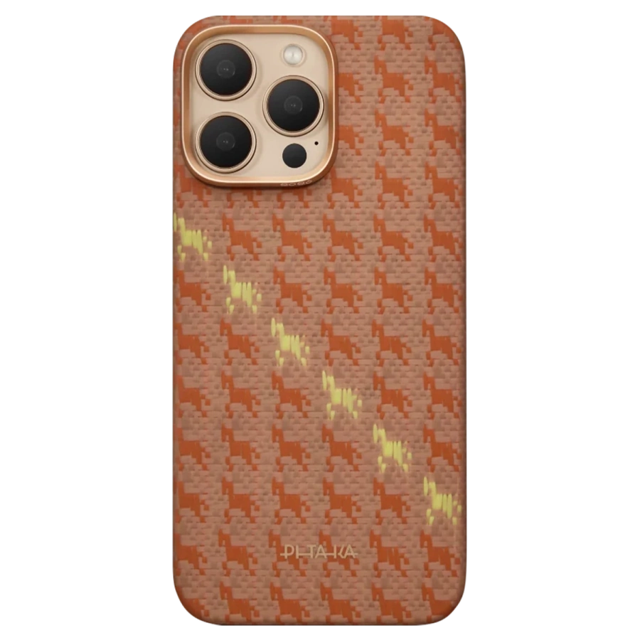 Чехол Pitaka Ultra-Slim Case with PitaTap for iPhone 16 Pro - Amber