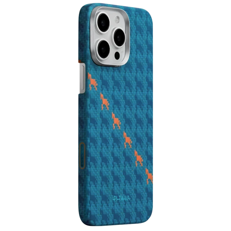 Чехол Pitaka Ultra-Slim Case with PitaTap for iPhone 16 Pro - Indigo