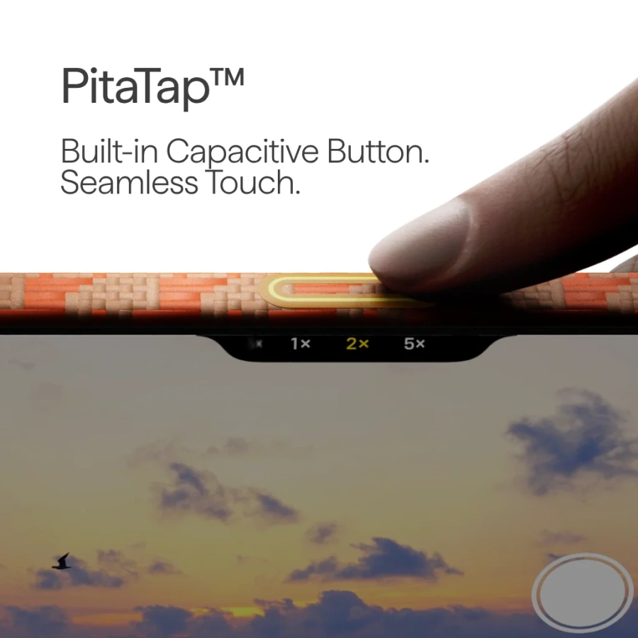 Чохол Pitaka Edge Ultra-Slim Case with PitaTap for iPhone 17 Pro - Amber (HR1701P)