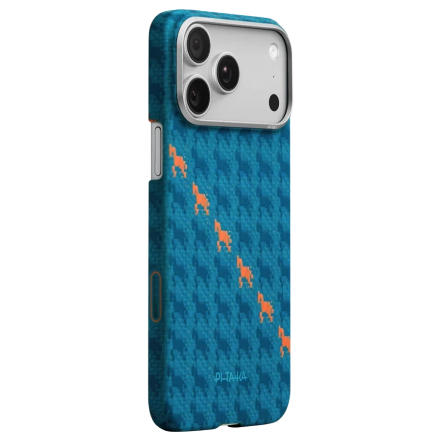 Чехол Pitaka Edge Ultra-Slim Case with PitaTap for iPhone 17 Pro Max - Indigo (HR1702PM)