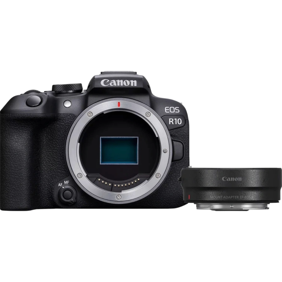 Фотоапарат Canon EOS R10 body + Mount Adapter EF-EOS R (5331C031)