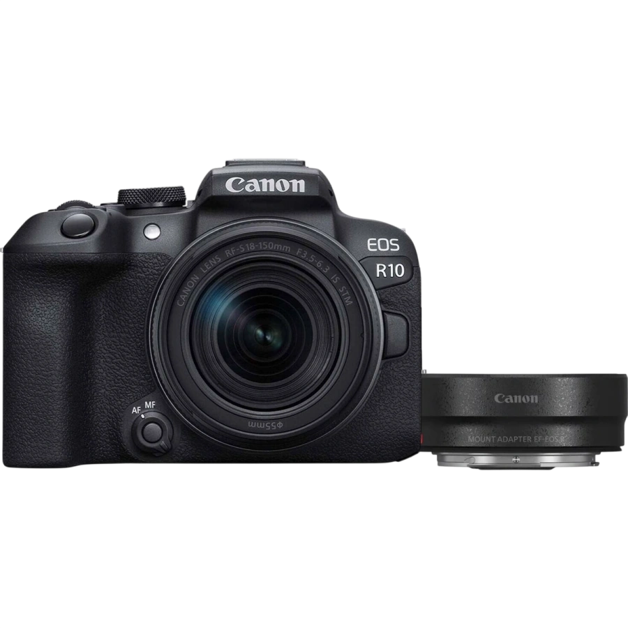 Фотоапарат Canon EOS R10 kit [RF-S 18-150mm] IS STM + Mount Adapter EF-EOS R (5331C029)
