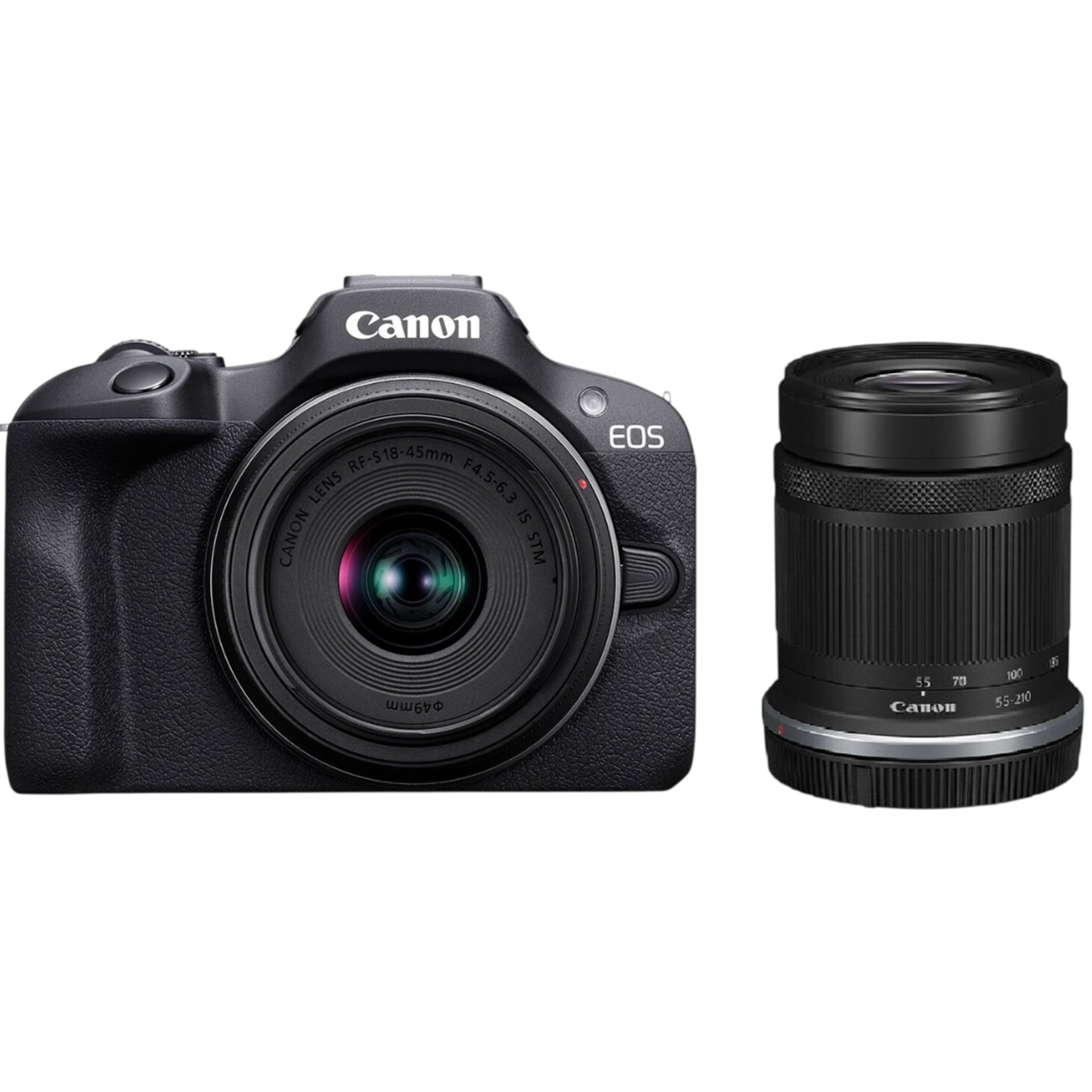 Фотоаппарат Canon EOS R100 kit [18-45mm + 55-210mm] IS STM (6052C036)