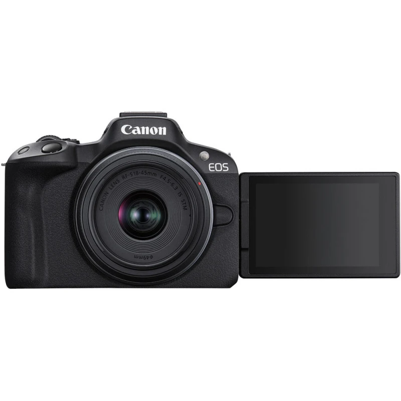 Фотоаппарат Canon EOS R50 kit [RF-S 18-45mm] IS STM + RF-S 55-210mm] IS STM - Black (5811C034)