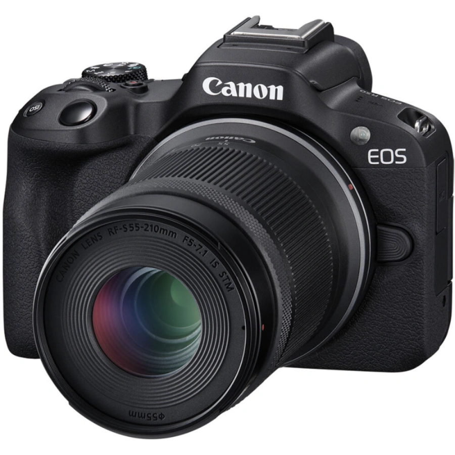 Фотоапарат Canon EOS R50 kit [RF-S 18-45mm] IS STM + RF-S 55-210mm] IS STM - Black (5811C034)