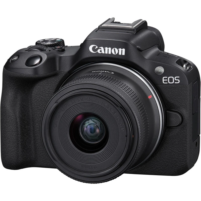 Фотоаппарат Canon EOS R50 kit [RF-S 18-45mm] IS STM + RF-S 55-210mm] IS STM - Black (5811C034)