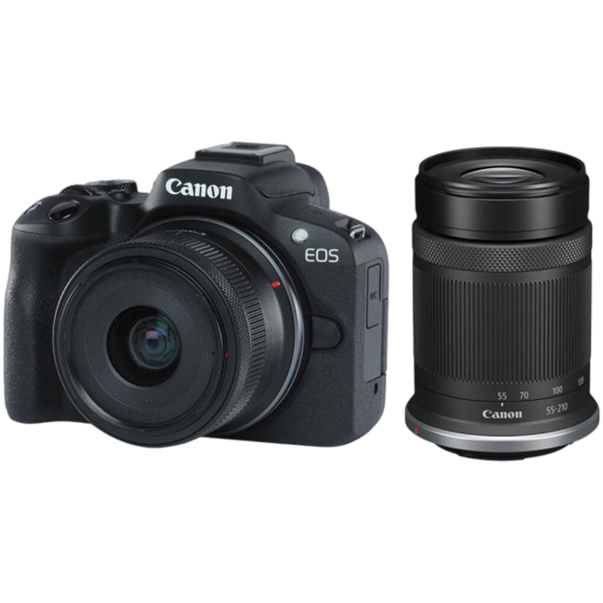 Фотоаппарат Canon EOS R50 kit [RF-S 18-45mm] IS STM + RF-S 55-210mm] IS STM - Black (5811C034)