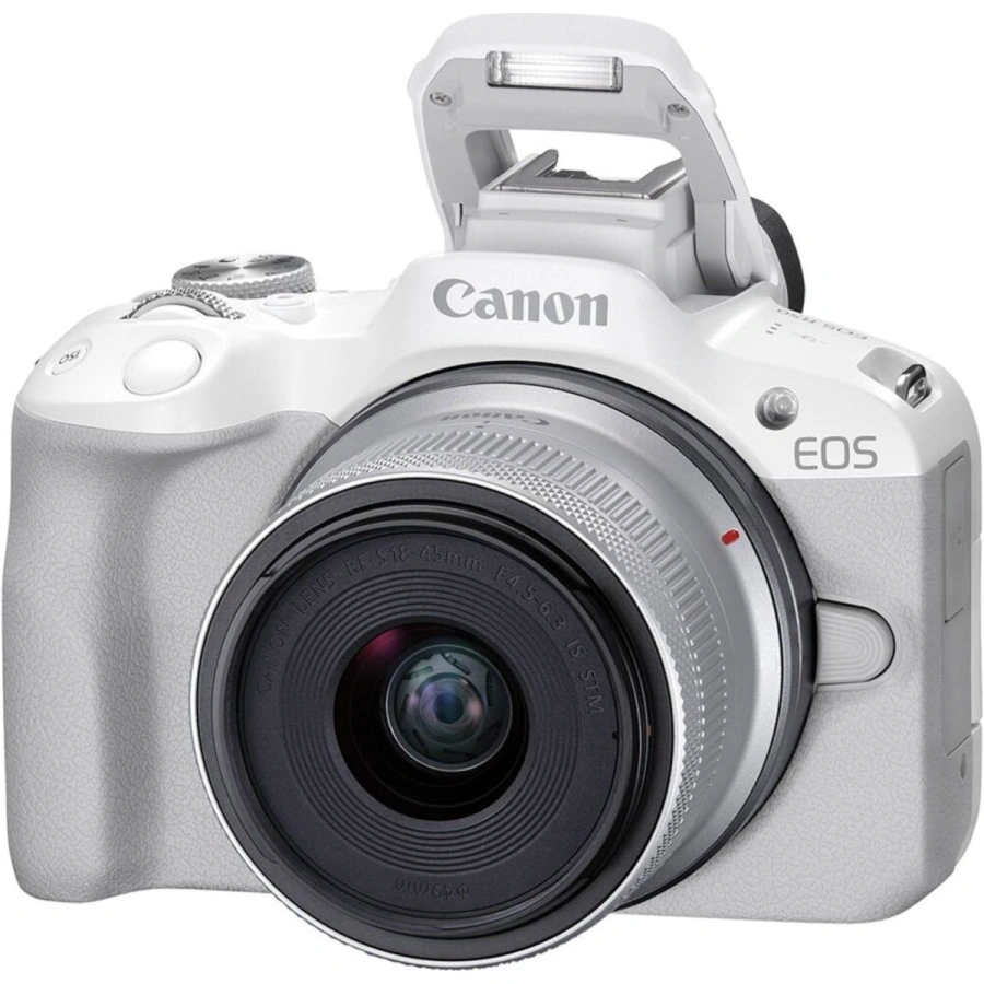 Фотоапарат Canon EOS R50 kit [RF-S 18-45mm] IS STM - White (5812C030)