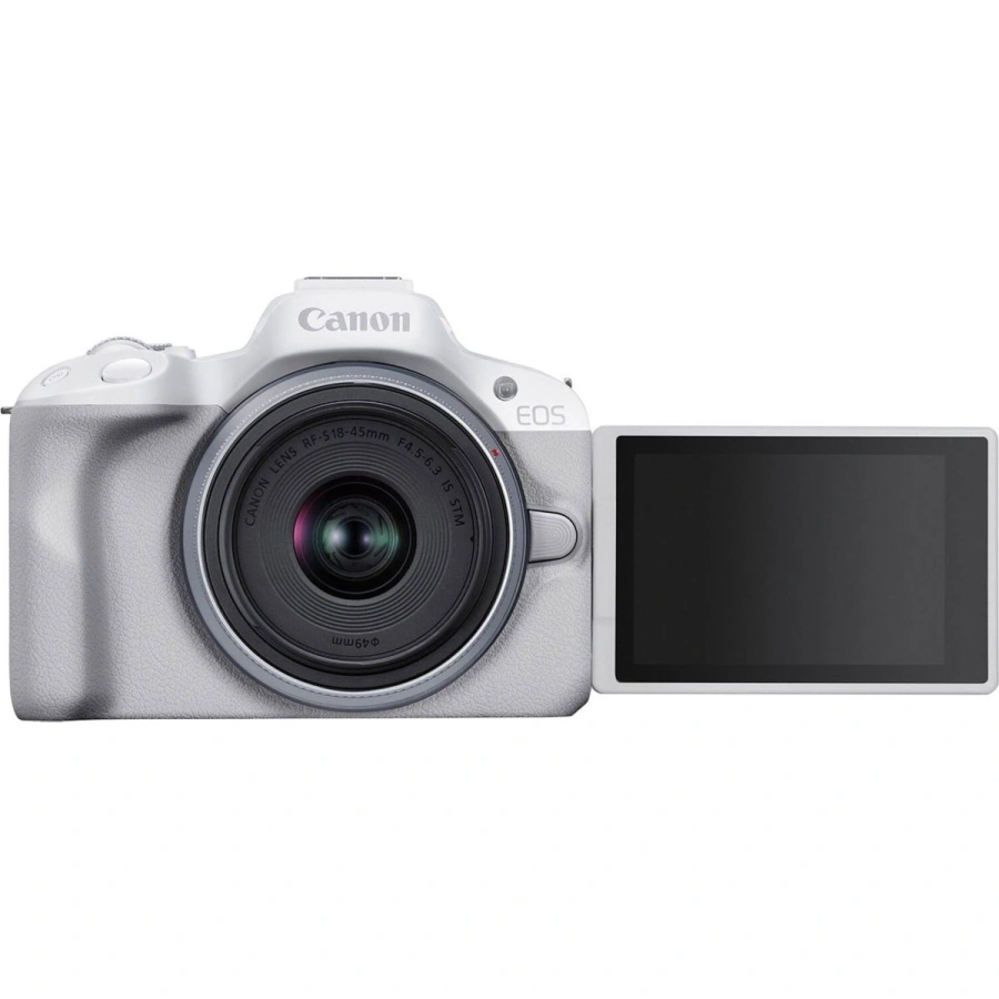 Фотоапарат Canon EOS R50 kit [RF-S 18-45mm] IS STM - White (5812C030)
