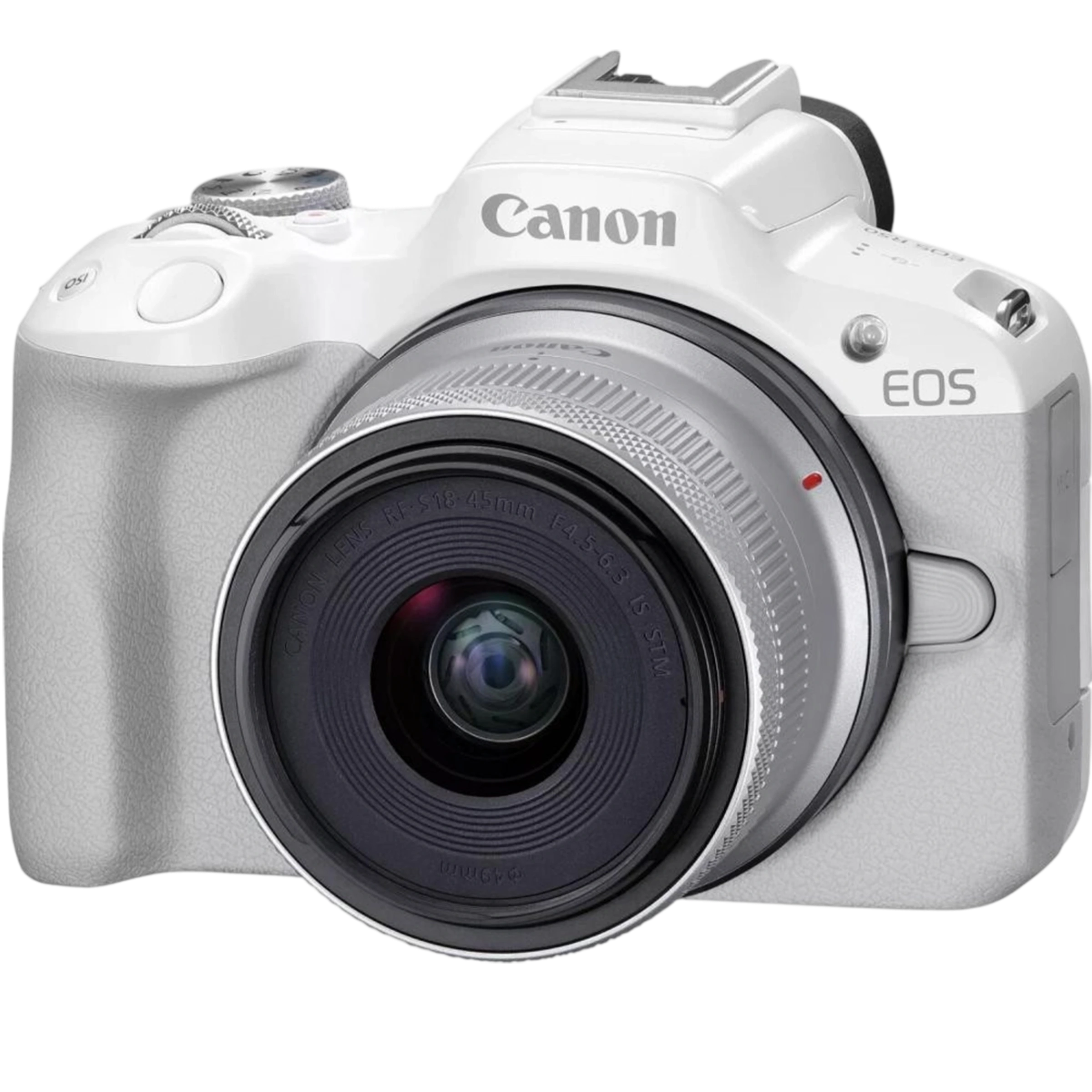 Фотоаппарат Canon EOS R50 kit [RF-S 18-45mm] IS STM - White (5812C030)