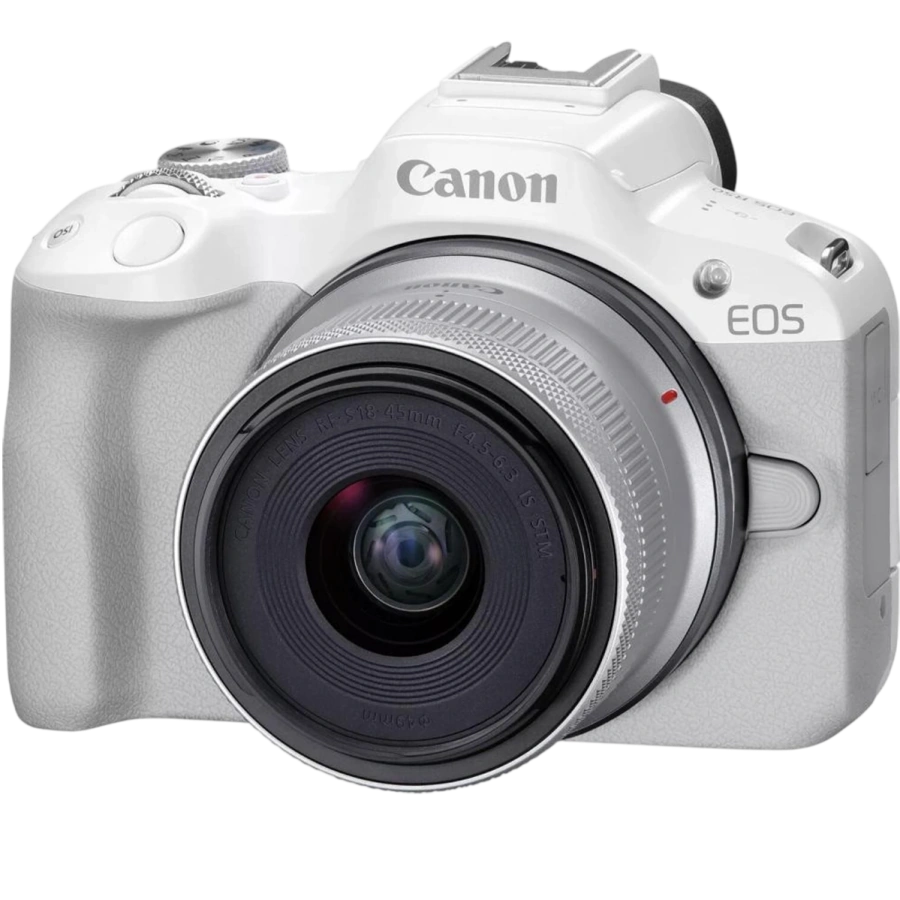 Фотоапарат Canon EOS R50 kit [RF-S 18-45mm] IS STM - White (5812C030)