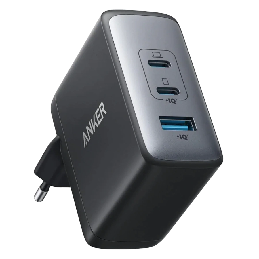 Мережевий зарядний пристрій Anker PowerPort 736 Nano II GaN 100W - Black (A2145G11)